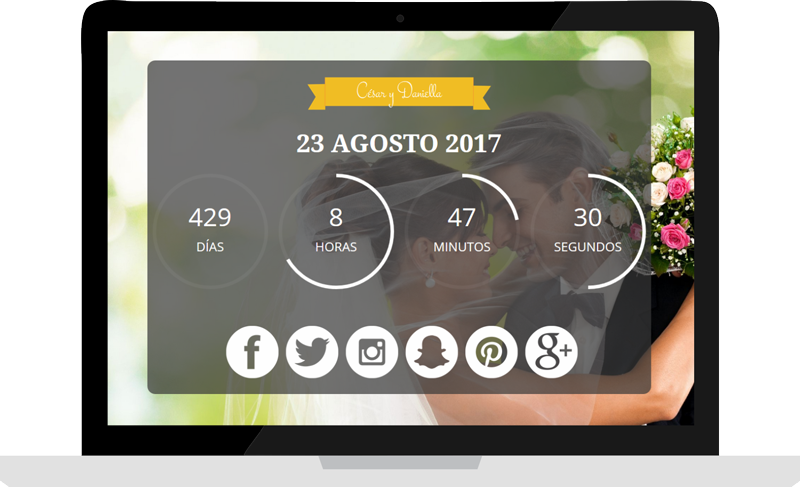 wedding countdown website